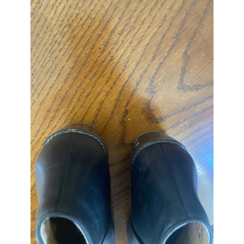 Vionic Women’s 8.5 Jolene Booties Black Leather Ankle Side Zip Comfortable Heel - Picture 6 of 14